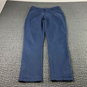 Myles Pants Mens 31x28 Blue Tour Chino Slim Straight Performance Stretch‎ Casual